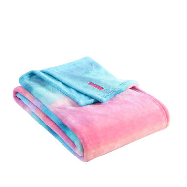 Ombre blue throw online blanket